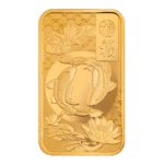 Good Luck Koi Fish 1 OZ Pure Gold Bar