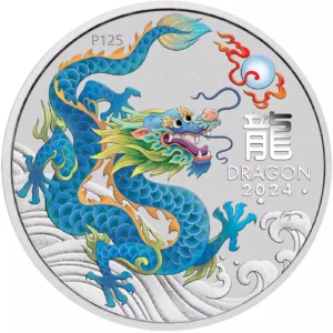 Blue Dragon Silver Coin